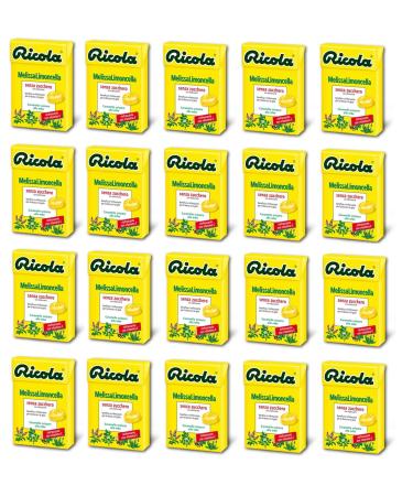 Ricola Ricola Sugar-Free Lemon Meloise (20 x 50g boxes)