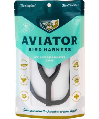 The Aviator Bird Harness: X-Large Black XL Black