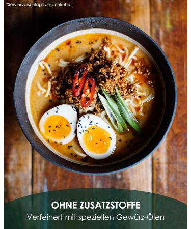 Tada Tantan Ramen Set - Hot & Spicy Ramen Broth Noodles & Seasoning Paste - 4x350ml - Buy Online on GoSupps.com