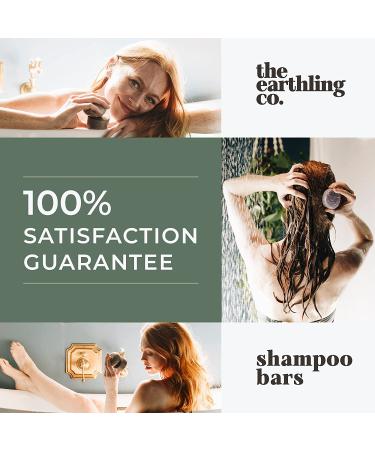 Earthling Co. Vanilla Coconut Shampoo Bar - Plant Based, Paraben and Sulfate Free for All Hair Types - Zero Plastic, Low Waste - Men, Women, Kids - Buy Online on GoSupps.com