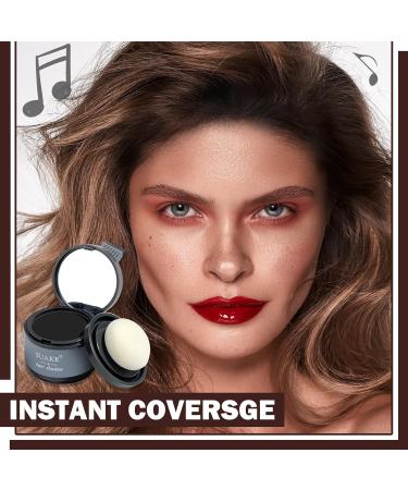 Root Cover Up Hair Topper Powder | Conceal Hair Loss & Thinning Hair - Long-Lasting Natural Color | Ideal for Bald Spots Hairline Shadows & Beard Lines - Black - Buy Online on GoSupps.com