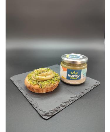 NuttyPlus Pistachio Cream - Intense flavor and creamy texture - 40% pure pistachio - Breakfast snacks and pistachio sweets - Delicious and nutritious - Premium quality - Charming Green - Buy Online on GoSupps.com