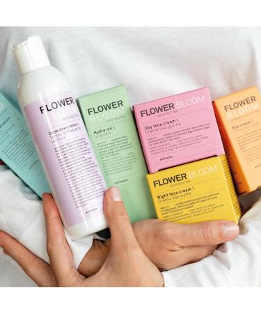  FLOWER BLOOM Flower Bloom Night Face Cream Hemp and Ionic Acid-Based Night Face Cream Nourishing and Rich Suitable for Sensitive Skin Made in Italy 50 ml - Buy Online on GoSupps.com