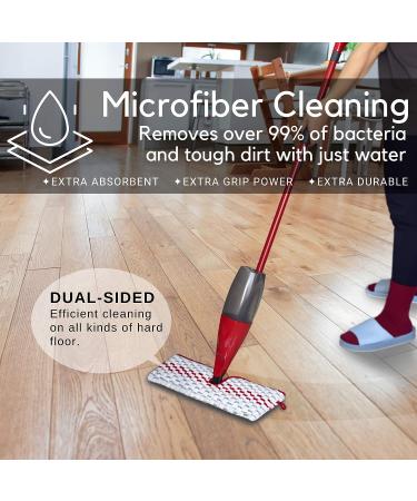 Microfiber Washable Spray Mop Refills - Compatible with Promist Max - Set of 2 Reusable Pads - Buy Online on GoSupps.com