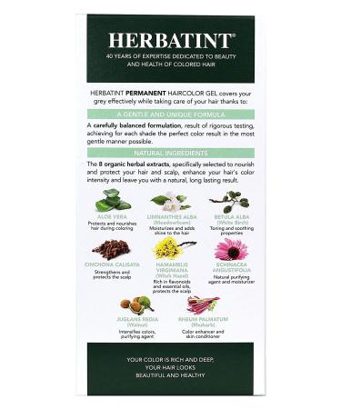 Herbatint 4N Chestnut Permanent Hair Color Gel - 4.56 fl oz (135 ml) | Gentle & Long-Lasting Hair Dye - Buy Online on GoSupps.com