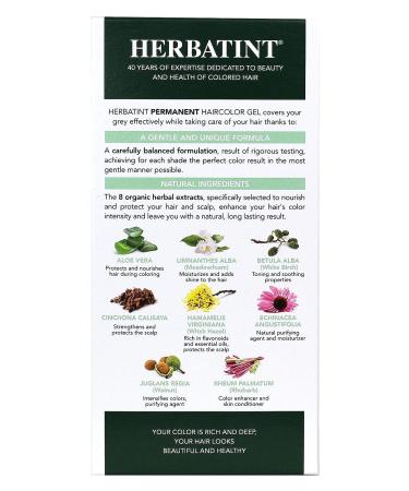 Herbatint Permanent Haircolor Gel 5N Light Chestnut 4.56 Fl Oz - Pack of 1 - Buy Online on GoSupps.com