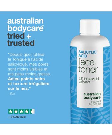 Exfoliant visage l acide salicylique contre imperfections l exc s de s bum et les pores dilat s avec 2% d acide salicylique & acide glycolique - Buy Online on GoSupps.com