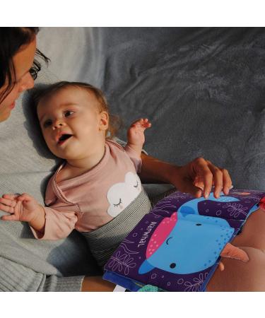 SOSPIRO Ocean Baby Cloth Book for Toddlers - Soft, Safe & Nontoxic 3D Animal Tails - Early Learning & Perfect Gift for Babies 0-3 Years - Buy Online on GoSupps.com