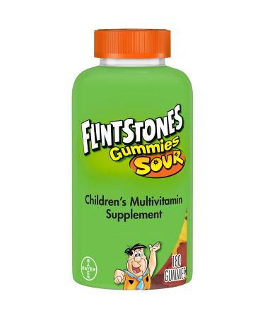 Flintstones -Sour Gummies - 180 Count- 3 pack