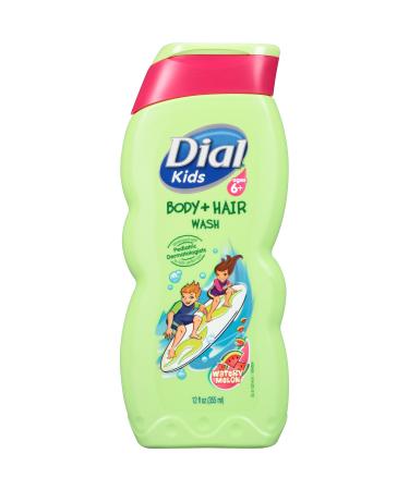 Dial Kids Body Wash & Hair Watery Melon 12 Ounce Tear-Free (355ml)