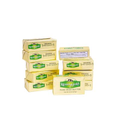 Kerrygold Salted Butter, 8 Oz Foil Pack (Pack Of 10) 8 Ounce (Pack of 10)