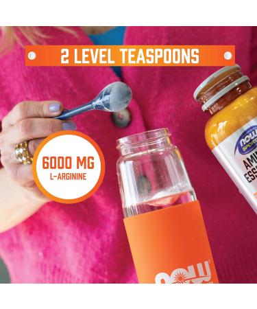 NOW Sports Nutrition L-Arginine Powder Nitric Oxide Precursor Amino Acids 1-Pound 1 Pound (Pack of 1) - Buy Online on GoSupps.com