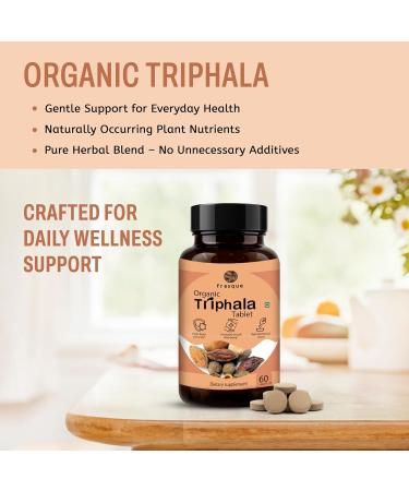 Fresque Triphala Supplement Traditional Herbal Blend Supports Daily Wellness and Digestive Health Vegan Non GMO 60 Capsules - Buy Online on GoSupps.com