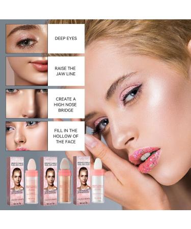 White Moonbeam Highlighter Stick - Natural Glow for Face & Body - Fairy Glitter Sparkle - 1.69 oz - Buy Online on GoSupps.com
