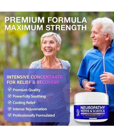 Neuropathy Nerve Relief Cream for Feet & Hands - Arnica & Vitamin B6 Formula for Pain Relief | Nerve Savior for Neuropathy - Buy Online on GoSupps.com