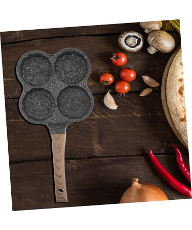 PRETYZOOM 1pc Hamburger Pancake Pan Mini Pan Pancake Maker Pan Kitchen Accessory 4 Hole Omelette Pan Egg Pan for Gas Stove Omelette Frying Pan Medical Stone Fried Eggs Egg Plate - Buy Online on GoSupps.com