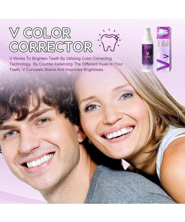 Purple Whitening Toothpaste Set - Teeth Stain Removal for Brighter Smile - Buy Online on GoSupps.com