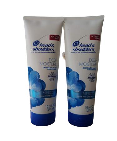 Head & Shoulders Deep Moisture Dandruff Conditioner 10.6 Fluid Ounce Pack of 2