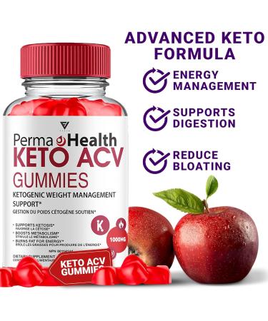 (2 Pack) Perma Health Gummies PermaHealth Keto ACV Gummies Perma Health Apple Cider Vinegar Weight Management Support Supplement Perma Health Canada Max Strength Health Gummy Formula (120 Gummies) - Buy Online on GoSupps.com