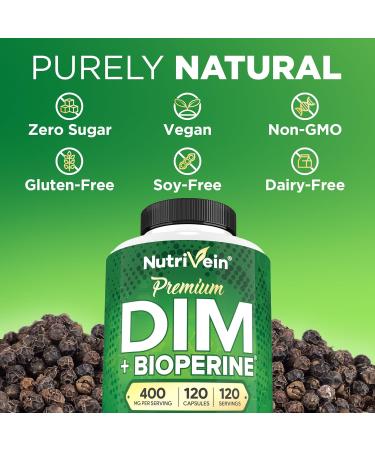 Nutrivein Premium Resveratrol Capsules and DIM Supplement Bundle: High-Absorption Resveratrol Supplement and DIM for Recovery, Balance, and Vitality - Buy Online on GoSupps.com