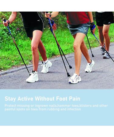 Breathable Gel Toe Cap Protector - 10PCS Silicone Sleeve for Toe Relief from Corns, Blisters, and Hammer Toes - Reduce Friction and Provide Comfort - Buy Online on GoSupps.com