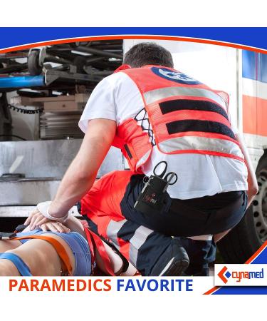 Cynamed First Responder Medical Tool Kit - Bandage Scissors, EMT Shears, Hemostat, Tweezers - Nylon Belt Pouch - Ideal for Paramedic, Nurse, Emergency Responders - Buy Online on GoSupps.com