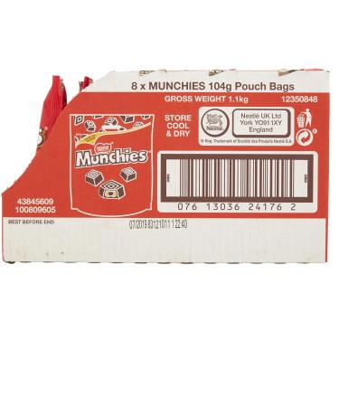 Nestl Munchies Milk Chocolate and Caramel Sharings Bags 8 x 104 g Original - Buy Online on GoSupps.com