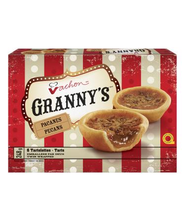 6-vachon Granny's Pecans Tarts ,248g 8.7oz, Made in Montreal Quebec Canada