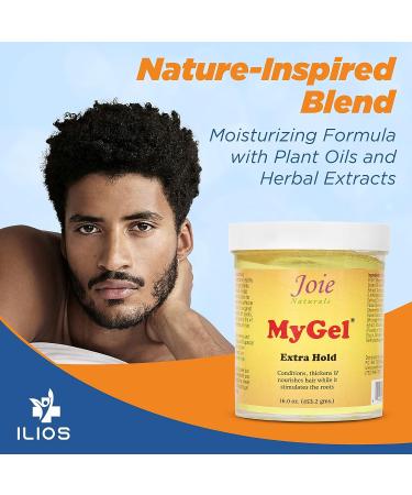 Joie Naturals Hair Gel Set with Styling Comb - Moisturizing Hair Gel for Women and Men - Curly Hair Gel for Twists, Braids, and Locks - 16oz - Buy Online on GoSupps.com