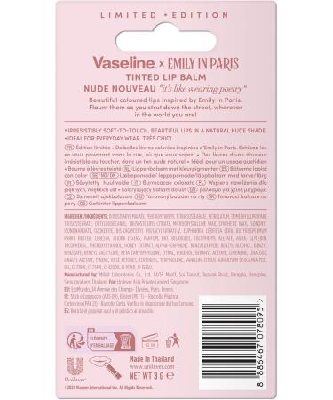 Vaseline x Emily in Paris Nude Nouveau | Tinted Lip Balm Stick | Limited Edition | (Nude Nouveau) - Buy Online on GoSupps.com