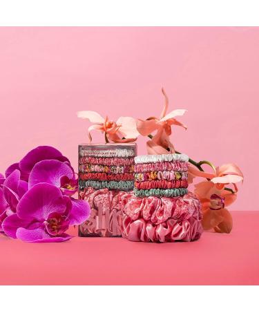 Slip Silk Daisy Set - 100% Pure 22 Momme Mulberry Silk Scrunchies for Women - 7 Hair-Friendly + Luxurious Elastic Scrunchies - Buy Online on GoSupps.com