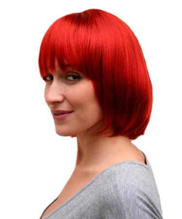 WIG ME UP 742-135 Bob Wig | Short Straight Red Femdom Style - 25 cm - Buy Online on GoSupps.com