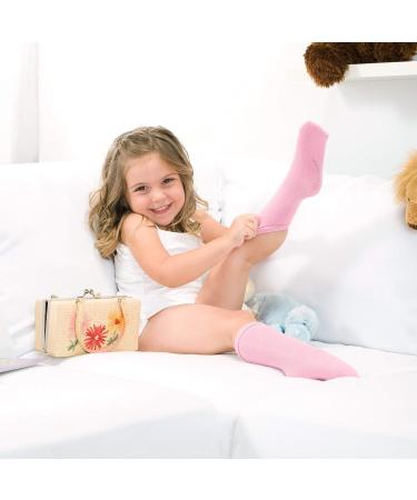 SmartKnitKIDS Sensory-Friendly Seamless Socks - 2 Pack (Pink & Charcoal Large) - Buy Online on GoSupps.com