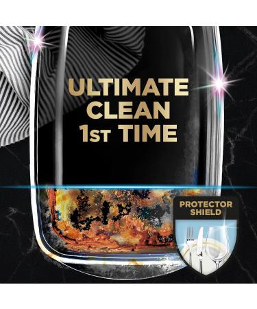 Finish Ultimate Infinity Shine Dishwasher Tablets Bulk - Lemon Scent, 80 Tabs for Ultimate Clean & Diamond Shine - Buy Online on GoSupps.com