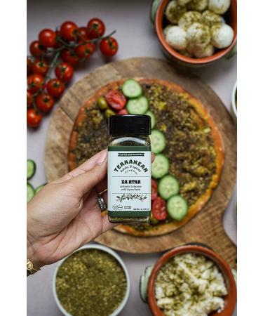Terranean Zaatar Seasoning Blend - 2 oz Shaker | Gluten-Free & Vegan | Authentic Lebanese Wild Thyme - Buy Online on GoSupps.com