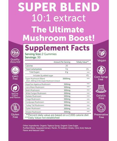 Lunakai USA Made PRO NAD+ Capsules + Super Mushroom Gummies Bundle 60 Capsules + 60 Gummies - Buy Online on GoSupps.com