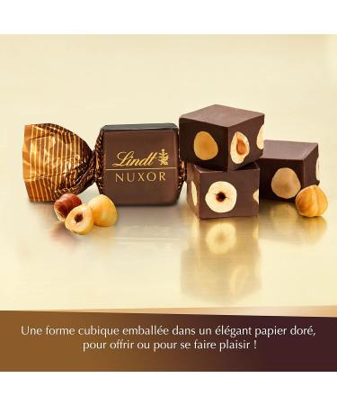 Lindt - NUXOR Maxi Sachet - Dark Chocolate and Whole Hazelnuts 700 g 1 Unit (Pack of 1) - Buy Online on GoSupps.com