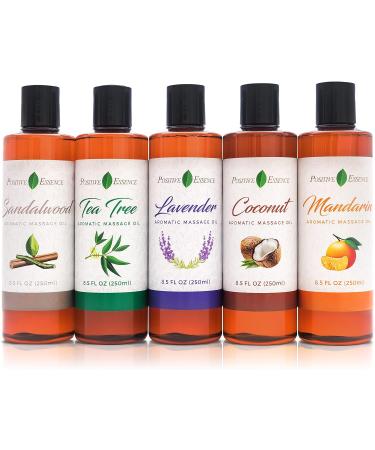 Vanilla Massage Oil 250ml - Relaxing Therapy Body Oil with Jojoba Sweet Almond & Vitamin E for Natural Skin Care - Buy Online on GoSupps.com