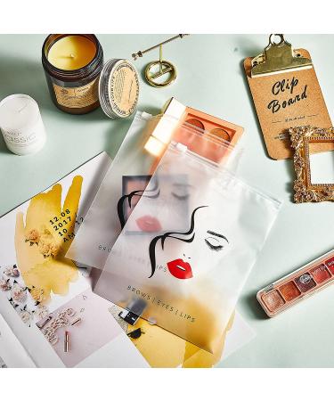 50-Piece Eyebrow Microblading Aftercare Bags - Empty Lash & Lipstick Travel Pouch for Makeup Tools (6x8 Inch) - Buy Online on GoSupps.com