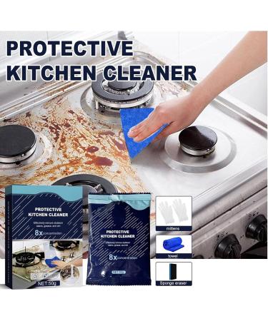 Heavy Oil Cleaning Powder - Oil Pollution for All-Around Clean Gentle Solution Kitchen Cleaning Powder for Pots Stoves Pot Bottoms Floors Sinks Faucets and Tiles Sreeka - Buy Online on GoSupps.com
