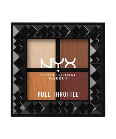 NYX PROFESSIONAL MAKEUP Full Throttle Shadow Palette  Color Riot  0.21 Ounce Color Riot 0.21 Ounce (Pack of 1)