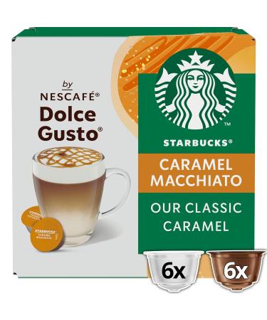 Buy STARBUCKS Caramel Macchiato Coffee Capsules - Nescaf Dolce Gusto - 72 Capsules (6 Packs of 12) - International Shipping Available - Buy Online on GoSupps.com