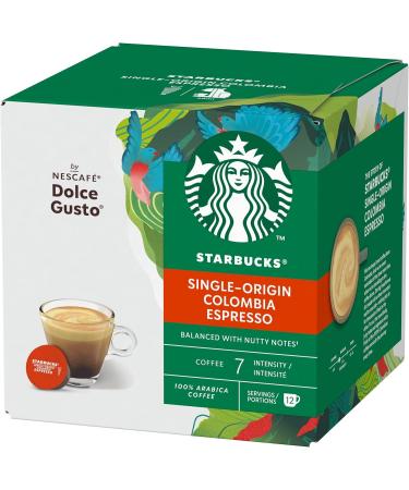 STARBUCKS STARBUCKS Single-Origin Colombia by Nescaf Dolce Gusto Amber Roast Coffee Capsules 6 x 12 (72 Capsules) - Buy Online on GoSupps.com