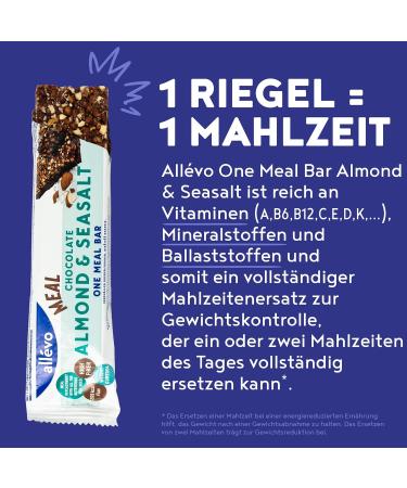 All vo One Meal Bar - Salted Almonds - 20 Low-Calorie Protein Bars for Weight Loss & Control - High Fiber & Vitamins - Buy Online on GoSupps.com
