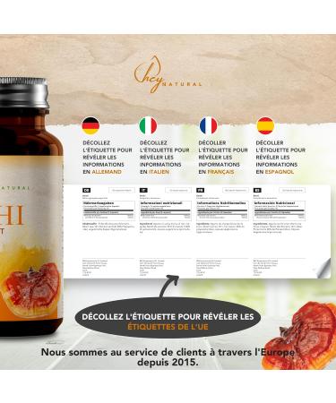 HN Reishi Capsules | High Potency 2100mg Reishi Mushrooms Extract (15:1) per Dose - 120 Reishi Capsules | Non-GMO Gluten Free & Allergen Free | Made in the UK - Buy Online on GoSupps.com