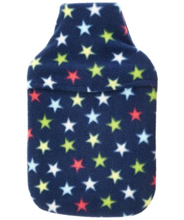 Vagabond Bags Navy Multi Star Hot Water Bottle with Cover 2 Litres 475 g