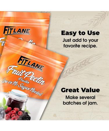 Natural Vegan Fruit Pectin Powder for Low Sugar Jams/Jellies | NON-GMO Premium Bulk 1 lb Bag - Buy Online on GoSupps.com
