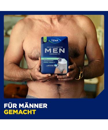 Tena Men Active Fit Pants Plus - Size L - 40 Disposable Pants for Medium to Severe Urine Loss - International Shipping Available - Buy Online on GoSupps.com