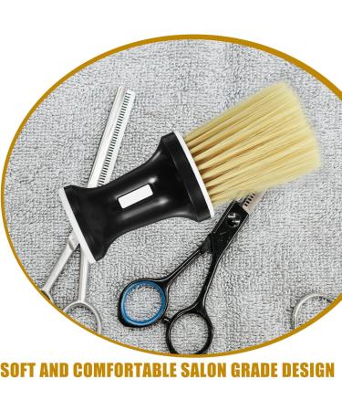 Beavorty Neck Duster Barber Neck Brush Loose Hair Brush Broken Hair Cleaning Brush with Wooden Handle Barber Shop Accessories - Buy Online on GoSupps.com