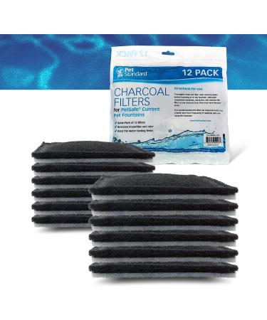PetStandard Replacement Water Filter - Compatible with PetSafe Fountains - Pack of 12 - Buy Online on GoSupps.com
